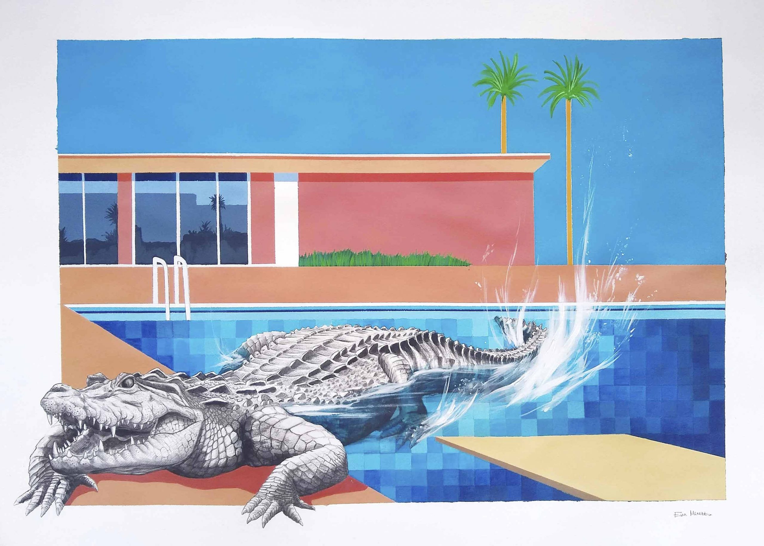 Eva Menezz - A bigger splash of the crocodile